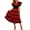 Black, variant on Women‘s Spanish Festival Adult Dance Dress Flowy Off Shoulder Ruffled Performance For Stage Show Women's Casual Outfits for Travel and Outings Black XL