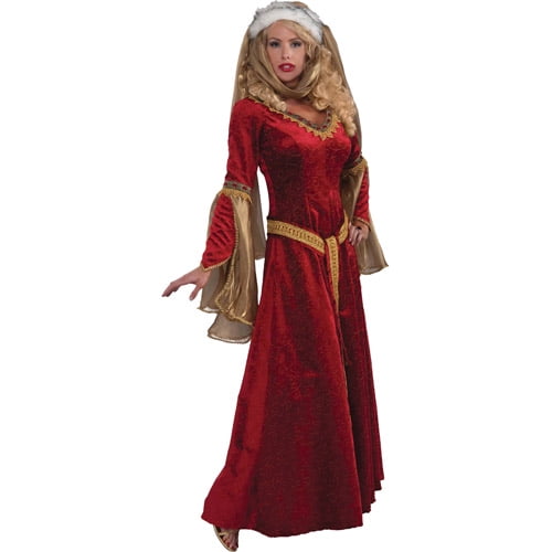 Scarlet Renaissance Adult Halloween Costume - Walmart.com - Walmart.com