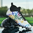 thumbnail image 5 of Tween Boys Sneakers Cleats Firm Ground Football Shoes With Bladed Studs Enhanced Traction Control In Matches Training Sessions, 5 of 5