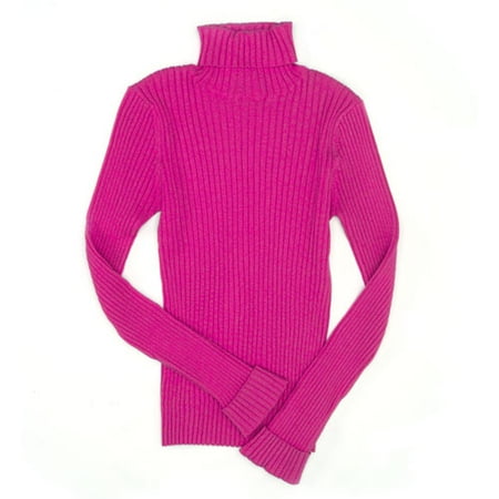 No Boundaries - Juniors Stretchy Ribbed Turtleneck
