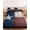 Blue DarkRed Beige, variant on Twin Sze Fitted Sheet Set - Red American Flag 2 Piece Bedding Sets 16" Deep Pocket Fitted Sheet with 1 Pillowcase, Black White Striped US Flag Stars Brushed Microfiber Hotel Luxury Bed Sheets