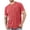 Red, variant on Men's T-Shirts Soft Cotton Blend Crew Neck Tee M - 4XL Athletic Fit Plain Basic T-Shirt for Men Red