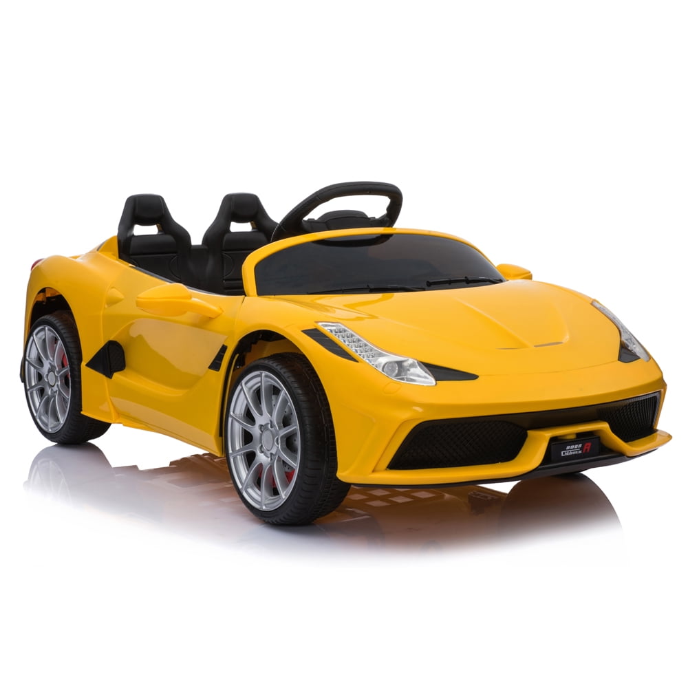 Kepooman 12V Electric Ride On Truck, Electric Vehicles Ride On Car for Kids w/ Remote Control, Yellow