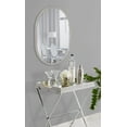 thumbnail image 7 of Kate and Laurel Caskill Mid-Century Framed Capsule Wall Mirror, 18 x 24, Silver, Modern Decorative Mirror for Wall, 7 of 7