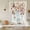 Brown, variant on Watercolor Flowers Balloon Curtains 63 Inch Length for Living Room/Bedroom, Rustic Spring Floral Botanical Beige Rod Pocket Privacy Door Curtains Decorative Tie Up Shade for Window 52"x63"