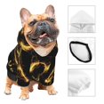thumbnail image 3 of Haiem Happy New Year 2025 D for Winter Dog Hoodie Sweatshirts with Pockets Warm Dog Clothes for Small Dogs Chihuahua-X-Large, 3 of 7
