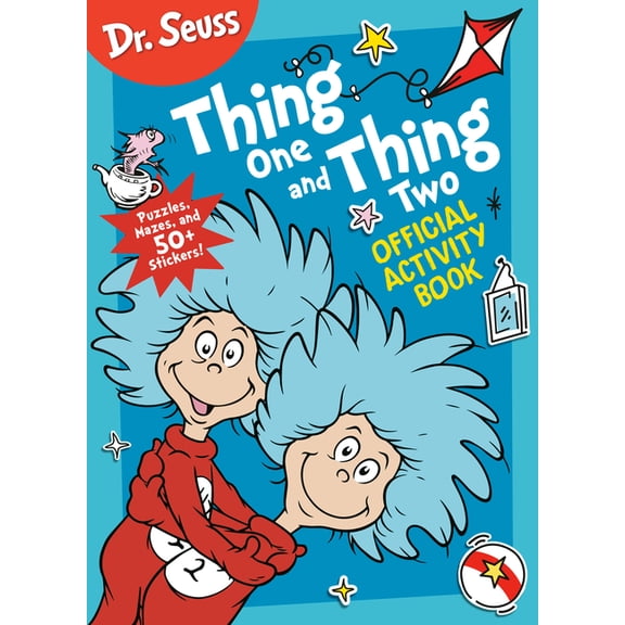 Dr. Seuss: Thing One and Thing Two: Official Activity Book: A Coloring Book with Stickers (Paperback)