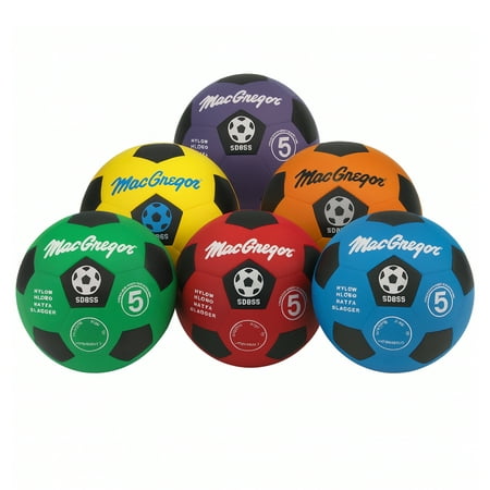 MacGregor MCSBR402 Rubber Soccerballs Blue - Size 4