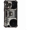 thumbnail image 3 of Retro Boombox Phone Case, Retro Boombox Cassette Player Pattern Phone Case, 𝐑etro 𝐁oombox Vibes, Personalized Clear 𝐏hone Cases, Cute Cassette Design Rubber 𝐏hone Cases (A,for 12), 3 of 5