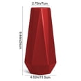 thumbnail image 3 of Plastic Vase | Modern Geometric Design Tabletop Decoration | Non-Fragile & Lightweight | 9.44x4.52x2.75 Inches | 1 Piece, 3 of 5