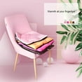 thumbnail image 4 of Coussin Chauffant Électrique Peluches Cadeau d'Hiver Coussin Chauffant Électrique Temps Froid Housse de Coussin de Chaise USB Chauffe-Maison Bureau Lavable Réutilisable Chauffe Café, 4 of 9