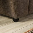 thumbnail image 5 of Furniture of America Vixal Transitional Fabric Upholstered Sofa in Brown, 5 of 6