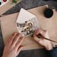 thumbnail image 2 of Sellos transparentes con texto de seta para scrapbooking DIY. Sello de silicona realista de polilla y caracol., 2 of 9
