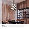 thumbnail image 3 of MP321805PN-Kuzco Lighting-Onyx - 45W 5 LED Pendant-15.13 Inches Tall and 14.63 Inches Wide-Polished Nickel Finish, 3 of 7