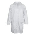 thumbnail image 1 of Bata de laboratorio unisex antiestática, resistente al polvo y ESD S blanco, 1 of 8