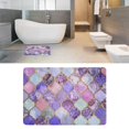 thumbnail image 2 of Alfombrilla absorbente de agua antideslizante con estampado geométrico, alfombrilla para baño y cocina (#3), 2 of 8