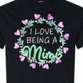 thumbnail image 4 of Inktastic I Love Being a Mimi Circle of Hearts T-Shirt, 4 of 5