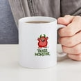 thumbnail image 4 of CafePress - Red Tickle Monster With Horns And One Eye Mug - 11 oz Ceramic Mug - Novelty Coffee Tea Cup, 4 of 4