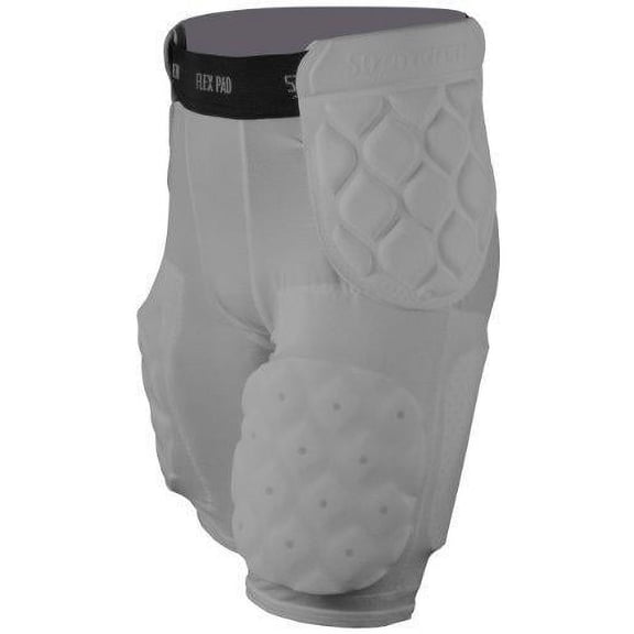 Stromgren Flex Pad II - 5 Pad Football Compression Girdle - XL (Grey)