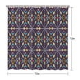 thumbnail image 5 of Colorful Floral Pattern Shower Curtain 72"x72" ,Bathroom Decorative Shower Curtains Set with 12 Hooks,Modern Waterproof Washable Shower Curtain, 5 of 6