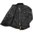 thumbnail image 4 of First Mfg Co - Sophia - Women's Motorcycle Biker Riding Flannel Shirt - Black Grey - Extra Small, 4 of 5