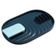 thumbnail image 2 of Estante para tapas de ollas de cocina, organizador de encimera, soporte para cucharas y utensilios Azul oscuro, 2 of 9