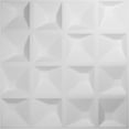 thumbnail image 5 of Ekena Millwork 19 5/8"W x 19 5/8"H Tristan EnduraWall Decorative 3D Wall Panel (12-Pack for 32.1 Sq. Ft.), 5 of 12