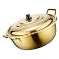 thumbnail image 3 of Olla de acero inoxidable para fideos ramen, olla para estofado, olla para sopa con asas dobles, 3 of 6