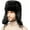Black, variant on Winter Trapper Trooper Hat Faux Fur Russian Ushanka Hat Windproof Warm Hunting Cap Fuzzy Skiing Cap Unisex