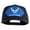 Black, variant on U.S. Air Force Blue Patched Solid Cotton Twill Mesh Prostyle Cap - Grey OSFM