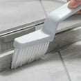 thumbnail image 4 of JoyMoreHome Grout Cleaner Brushes, V Shape Stiff Bristle Crevice Cleaning Brush Shower Scrub Tool for Tile Floors, Tracks, Door Slot, Bathroom, Kitchen, Windows, 4 of 9
