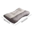 thumbnail image 3 of Contour Neck Support Pillow,Latex Fiber Bed Pillow,Breathable Sleeping Support Cushion,Side Back Sleeper Pillow,Washable Ergonomic Bed Pillow,Plush Neck And Head Support Pillow, 3 of 6