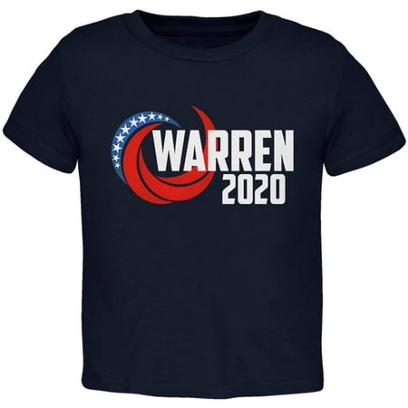 

Presidential Election 2020 Elizabeth Warren Swoosh Toddler T Shirt Navy 2T