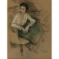 thumbnail image 2 of Édouard Vuillard 15x18 Black Ornate Wood Framed Double Matted Museum Art Print Titled - Portrait of Irene Montanet (1931), 2 of 5