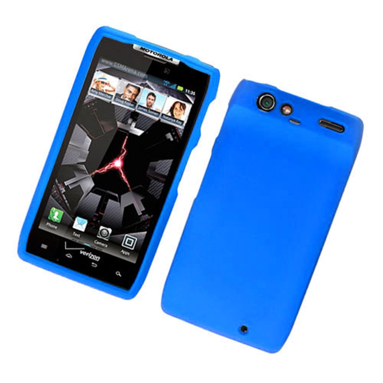 Motorola Droid Razr XT912 case, by Insten Rubber Coated Hard Snapin