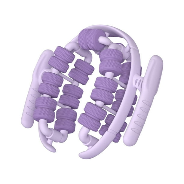 Rodillo de masaje para piernas, herramienta de masaje, rodillo relajante muscular, antideslizante de 360 degree. Violeta