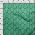 thumbnail image 2 of oneOone Cotton Poplin Twill Sea Green Fabric Batik Dress Material Fabric Print Fabric By The Yard 56 Inch Wide, 2 of 4