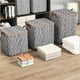 thumbnail image 5 of Organizador de ropa que ahorra espacio CLLC, cajas de almacenamiento con tapa, cubos de almacenamiento plegables, bolsas de mudanza resistentes, almacenamiento y organización con cremallera para mant, 5 of 5
