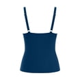 thumbnail image 6 of Womens Swimsuits, Duoif Tankini Tops Only Tummy Control Swim Tank Top with Built in Bra Womens Swim Tops No Bottom Blue L, 6 of 6