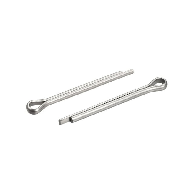 Unique Bargains Split Cotter Pin, 2x20mm en Acier Inoxydable Clip Fixation Raccord Argent 120Pack