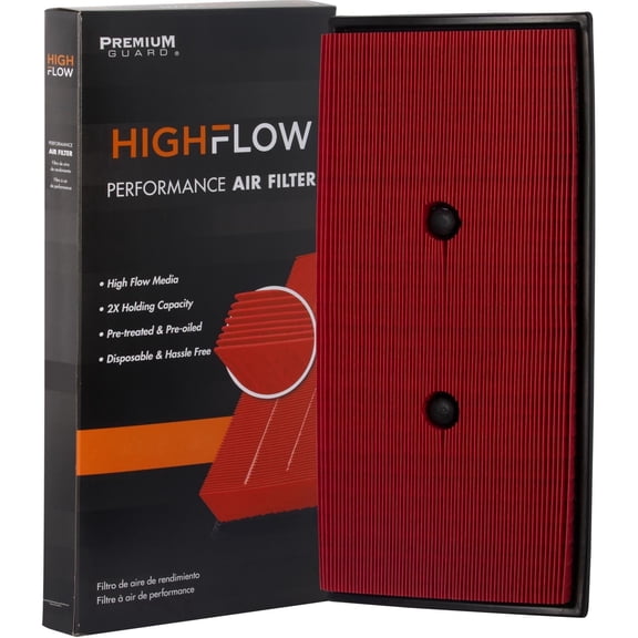 HIGHFLOW High Performance, Pre-Oiled Disposable Engine Air Filter PA99540X | Fits 2022-2025 Hyundai Tucson, 2021-2025 Santa Fe, 2023-2025 Kia Sportage, 2021-2025 Sorento, 2021-2024 K5