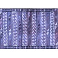 thumbnail image 1 of Ahgly Company Machine Washable Indoor Rectangle Southwestern Blue Country Area Rugs, 6' x 9', 1 of 4