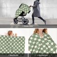 thumbnail image 6 of Car Seat Cover Baby - Daisy plaid green Breathable Infant Car Seat Cover for Baby Carseat, Lightweight Comfort Baby Essentials Must Haves Newborn Stuff for Girl Boy, 6 of 7
