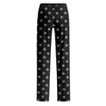 thumbnail image 4 of Womens Pants Womens Pajama Pants Fashion Elastic Waist Relaxed Fit Drawstring Sleep Bottoms Pj Pants for Women Casual Pants Women, 4 of 6