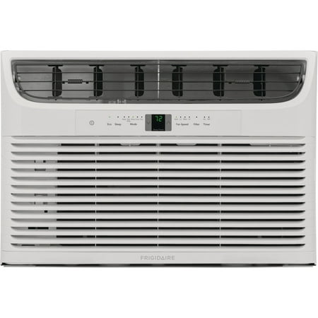 Frigidaire 11,000 BTU 500 Sq. Ft. Window Air Conditioner with Heater, White, FHWH112WA1