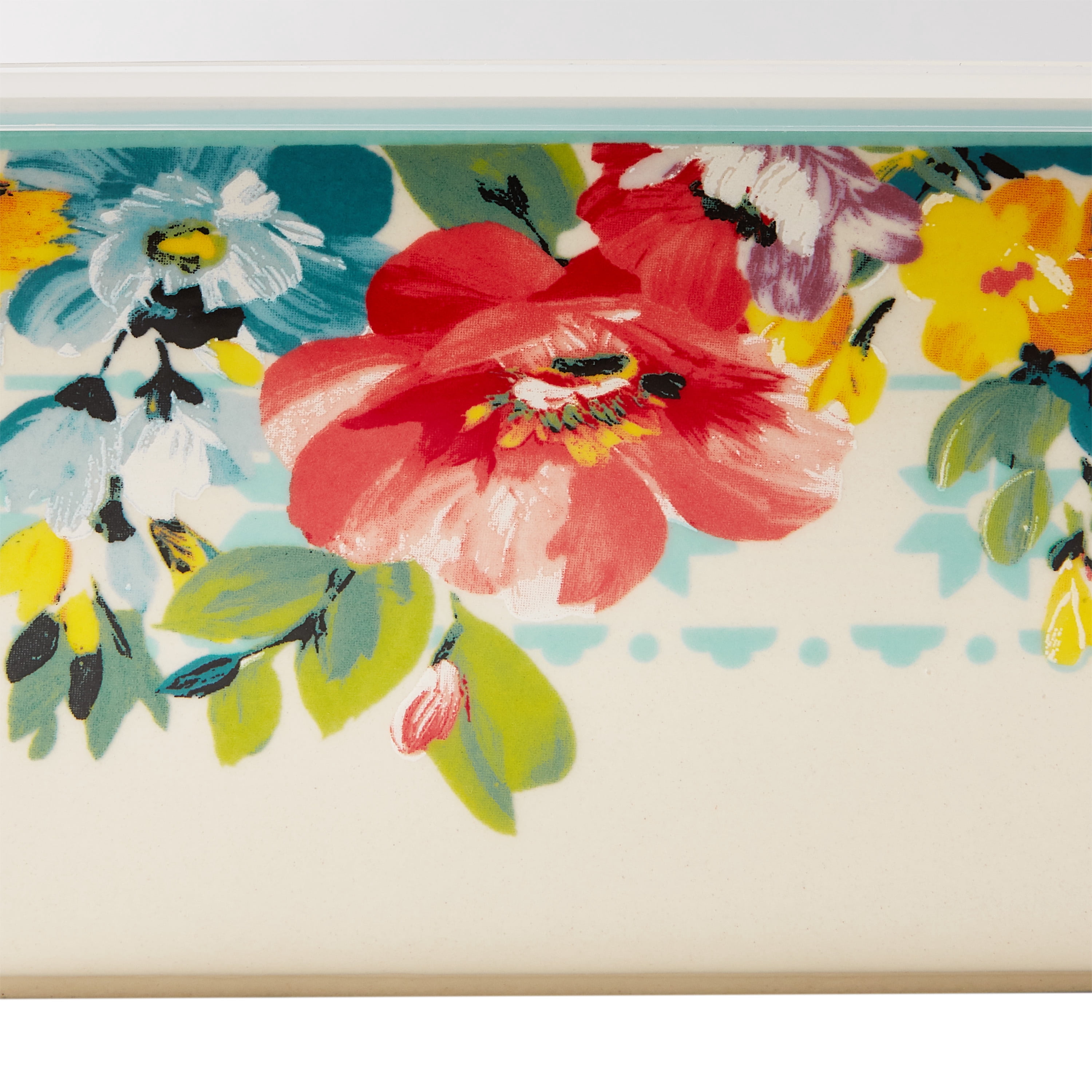 The Pioneer Woman Sweet Romance Blossoms 6-Piece Rectangle Ceramic Nesting Bowls