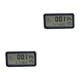 thumbnail image 2 of Moyic Reloj Termómetro LCD multifunción Higrómetro sensible Medidor de humedad electrónico inteligente Negro Blanco Despertadores Negro Negro 2Conjunto, 2 of 6