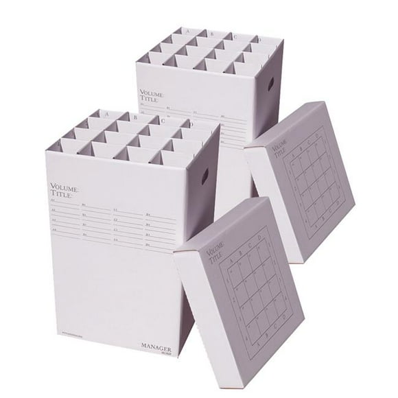 Advanced Organizing Systems Gestionnaire de Magasins Organisateur de Fichiers Roulés, jusqu'à 24 Po. - Lot de 2