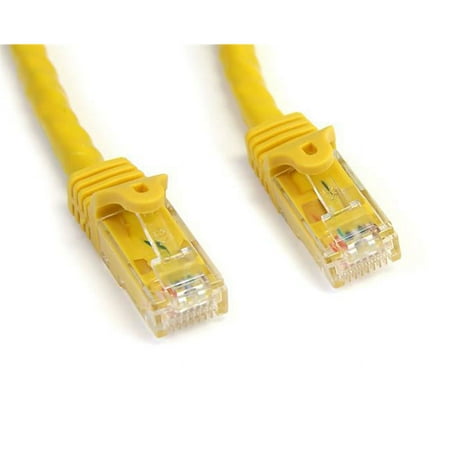 UPC: 0065030838641 | StarTech N6PATCH50YL Cat6 Patch Cable with Snagless RJ45 Connectors 50ft YW
