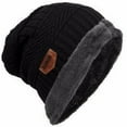 thumbnail image 6 of GRNSHTS Unisex Caps Women Men Winter Knitted Hats Beanie Fur Baggy Wool Cap Skull Slouchy Warm Ski Hat ,Black, 6 of 6